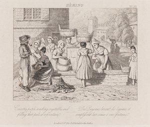Sebze Yıkama, Heming, c.1821 (aşındırma)