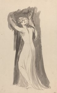 "The Tempest" İçin Miranda Üzerine Bir Araştırma by George Romney