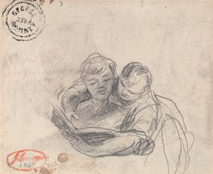 Kitap Okuyan Çift by George Romney