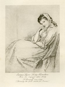 Emma Leydi Hamilton by George Romney