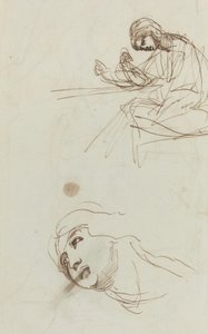 Şekil Çalışmaları [verso] by George Romney