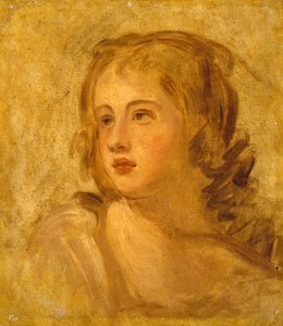 Bir Kadının Başı, c.1782-86 by George Romney
