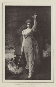 Leydi Hamilton Circe olarak by George Romney
