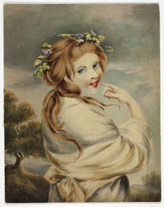 Leydi Hamilton Doğa olarak by George Romney
