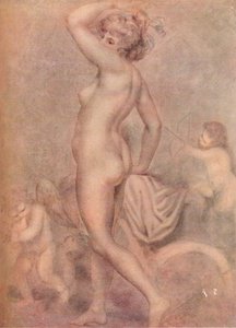Sağlık Tanrıçası olarak Lady Hamilton, c1790, 1920. by George Romney