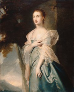 Bayan Margaret Ainslie (tuval üzerine yağlıboya) by George Romney