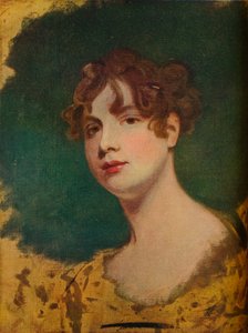 Bir Kadın Başının Kroki, 18. Yüzyıl by George Romney