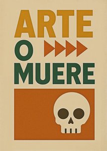 Art or Die-İspanyol alt 2,, 2024 (tuval üzerine akrilik)