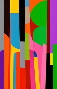 Değişen Perspektifler, 2025 (tuval üzerine akrilik)