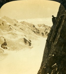 Tehlikeli Bir Yükseliş, Malte Dağı Brun, Yeni Zelanda, c1909.