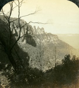 Katoomba ve Jamieson Havzaları, Mavi Dağlar, Yeni Güney Galler, Avustralya, 1908.