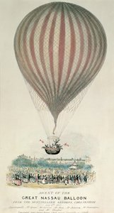 Büyük Nassau Balonunun Yükselişi, Montpellier Bahçeleri, 3 Temmuz 1837 by George Rowe