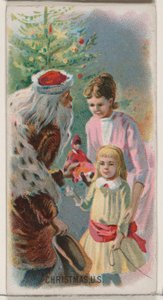 Noel, Amerika Birleşik Devletleri, Duke marka sigaralar için Holidays N80 serisinden, 1890., 1890.
