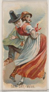 Fair Day, Galler, Duke marka sigaralar için Holidays N80 serisinden, 1890., 1890. by George S. Harris and Sons