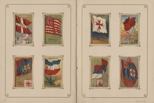 Tüm Ulusların ve Amerika Birleşik Devletleri Eyaletlerinin ve Bölgelerinin Bayrakları - Sayfa 19 ve 20, 1887