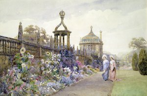 Montacute, Ayçiçekleri, 1886 by George Samuel Elgood