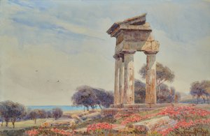 Castor ve Pollux Tapınağı, Gorgenti by George Samuel Elgood