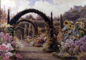 Porsuk Kemerleri, Murthly Kalesi, Perthshire by George Samuel Elgood