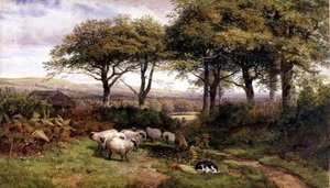 Bir Anın Dinlenmesi (kağıt üzerine sulu boya) by George Shalders