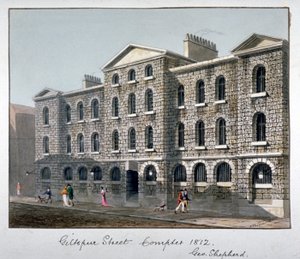 Giltspur Street Compter, Londra Şehri, 1812. by George Shepherd