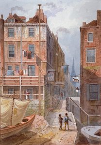 Hungerford Merdivenleri, Westminster, Londra, c1815 by George Shepherd