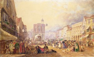 Gabriel's Hill'den Maidstone High Street, 1829