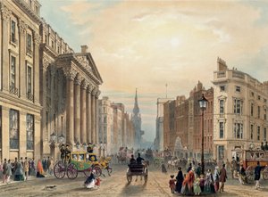 Ackermann 1851 tarafından yayınlanan Thomas Picken (d.1870) tarafından oyulmuş, Cheapside