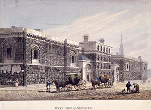Newgate Hapishanesi, Old Bailey, Londra, c1815