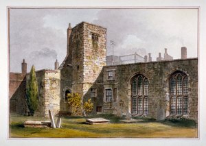 Savoy Şapeli'nin görünümü, Savoy Sarayı, Westminster, 1819 by George Shepherd