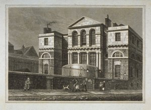 ಸೆಷನ್ಸ್ ಹೌಸ್ನ ನೋಟ, ಓಲ್ಡ್ ಬೈಲಿ, 1812 ಟರ್ಕ್ by George Shepherd