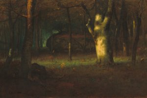 Ormanda Gün Batımı, 1891 by George Snr. Inness