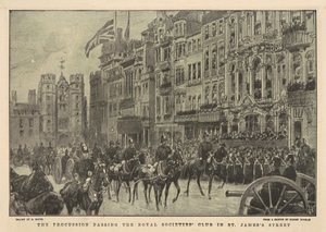 Kraliçe Victoria'nın cenazesi by George Soper