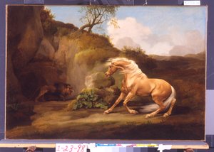 Aslan Tarafından Korkan Bir At, c.1790-5