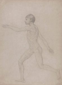İnsan Figürü, Yandan Görünüm (Tablo VIII için son çalışma için ön taslak) by George Stubbs
