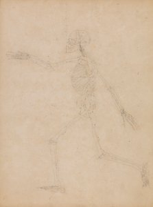 insan iskeleti, yandan bakış by George Stubbs