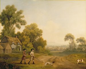 Ateş Eden İki Bey (tuval üzerine yağlı boya) by George Stubbs