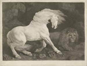 At ve Aslan, 1770 (mezzotint)