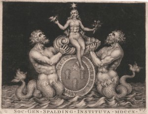 Bookplate: Spalding Beyler Topluluğu by George Vertue