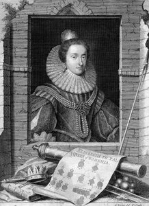 Bohemyalı Elizabeth, c1700-1750. by George Vertue