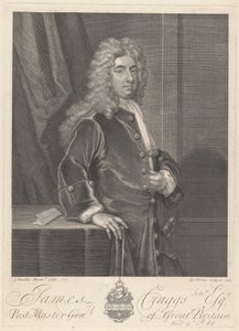 Yaşlı James Craggs by George Vertue