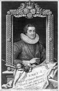 İngiltere Kralı I. James, 17. yüzyıl. by George Vertue