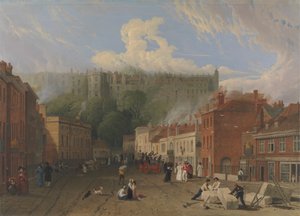 Thames Caddesi, Windsor'dan Bir Görünüm by George Vincent