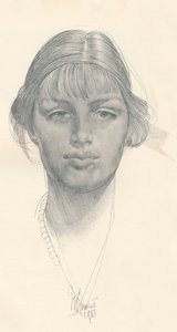 Adil Kız, c1914. by George Washington Lambert