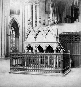 Walter de Grey Anıtı, York Minster, York, Kuzey Yorkshire, 20. yüzyılın başlarında.