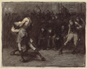 Basketbol, 1906 by George Wesley Bellows