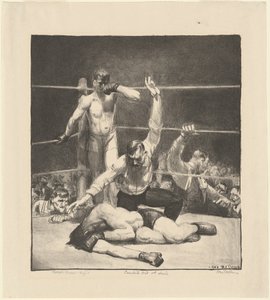 Sayıldı, ilk taş, 1921. by George Wesley Bellows
