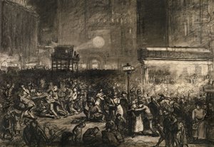 Seçim Gecesi Times Meydanı, 1906.