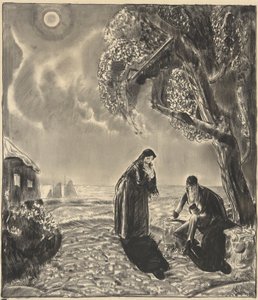 Ay Işığındaki Figürler by George Wesley Bellows