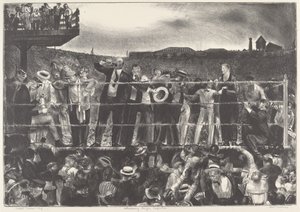 Georges Carpentier, 1921 ile tanışın. by George Wesley Bellows