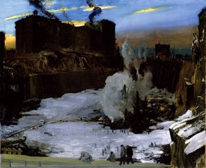 Pensilvanya İstasyon Kazısı by George Wesley Bellows
